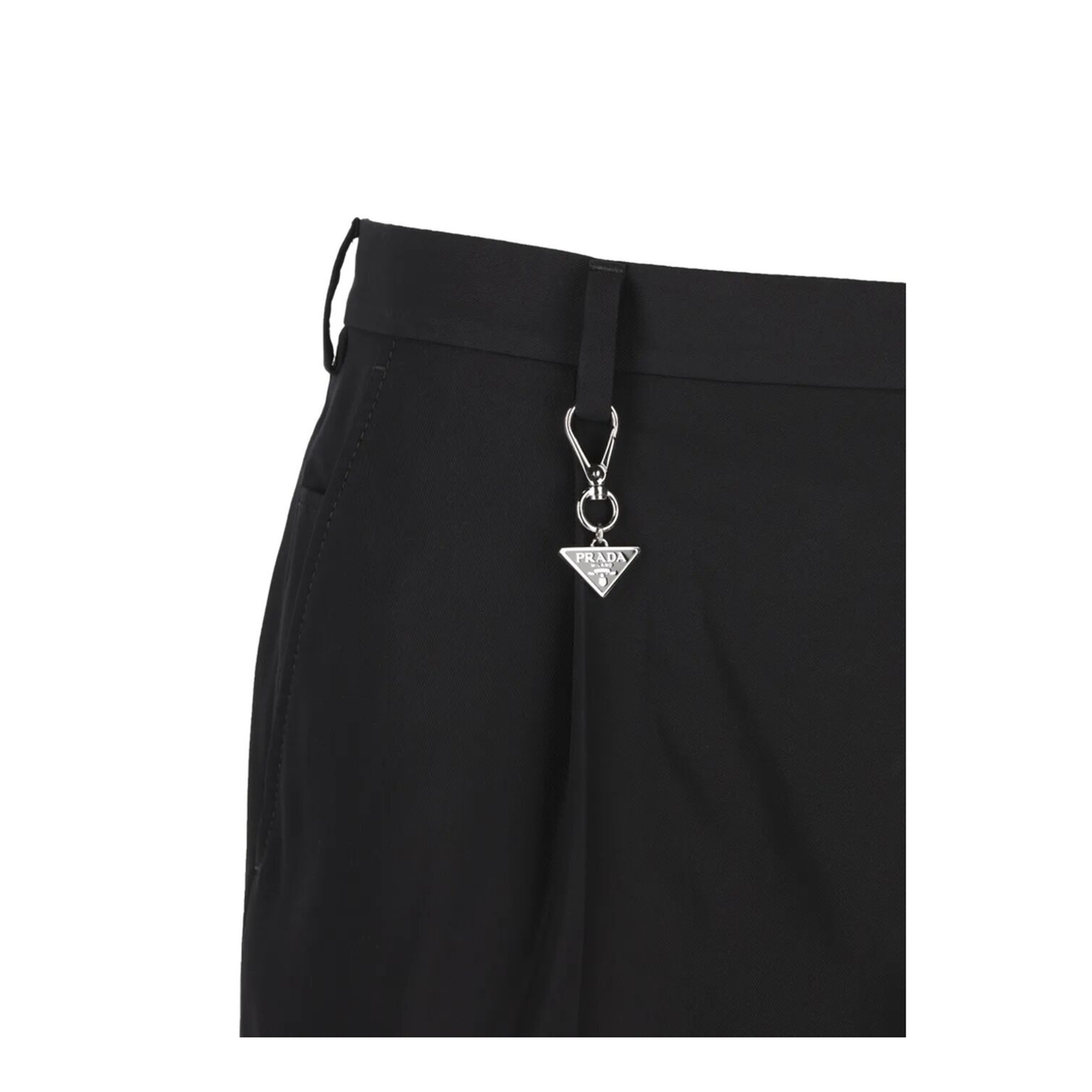 MAYFEYR - Prada - Charm-Detail Cotton Tapered Trousers - UP0419SOOO19AMF0002