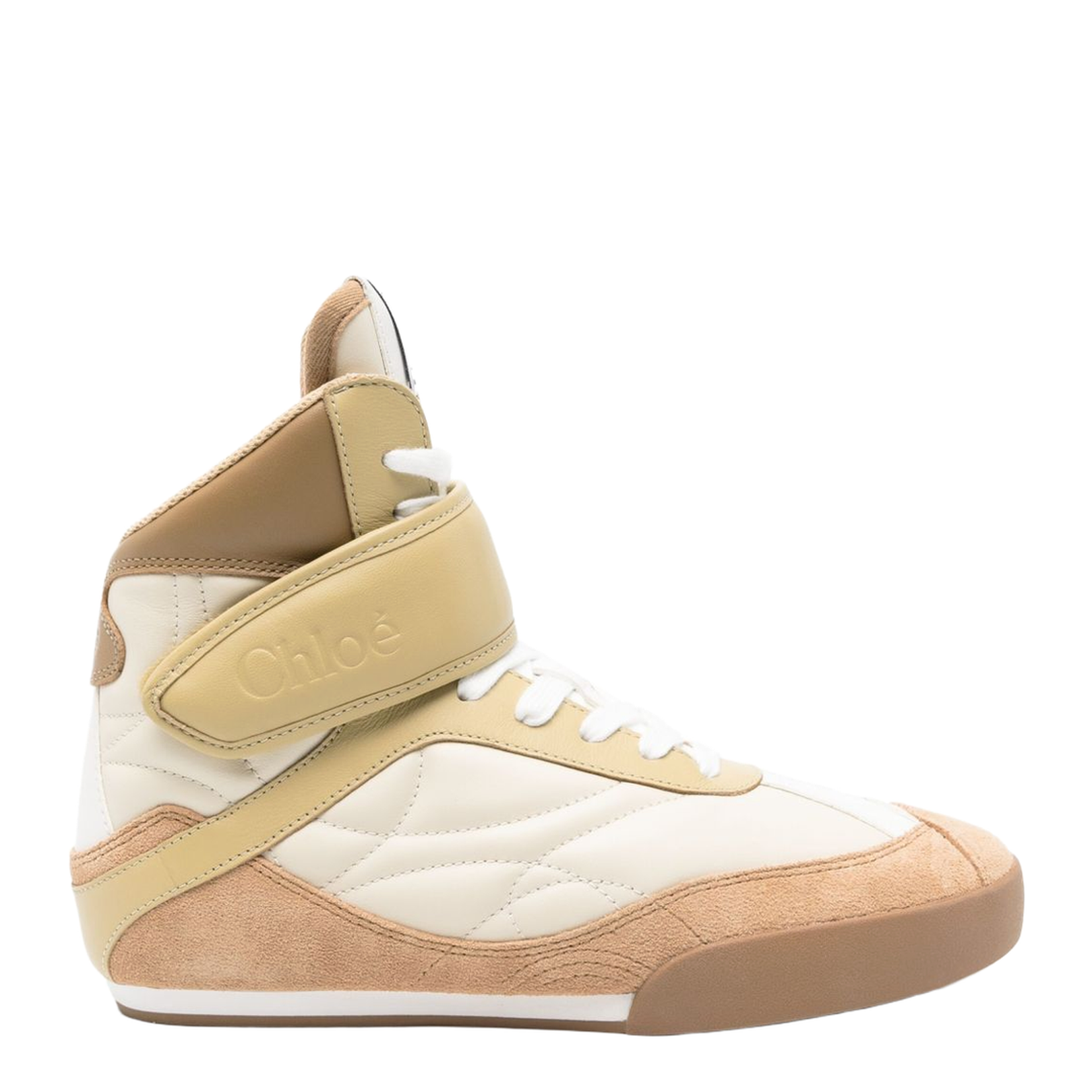 Kick High Top Sneaker in Light Ochre