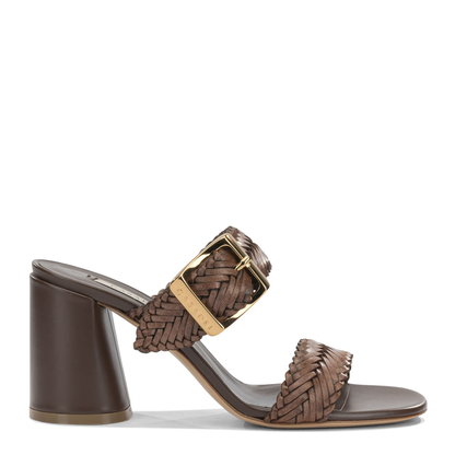 MAYFEYR - Casadei - Leather Mid Heeled Sandals - 1M576B0801C30492615