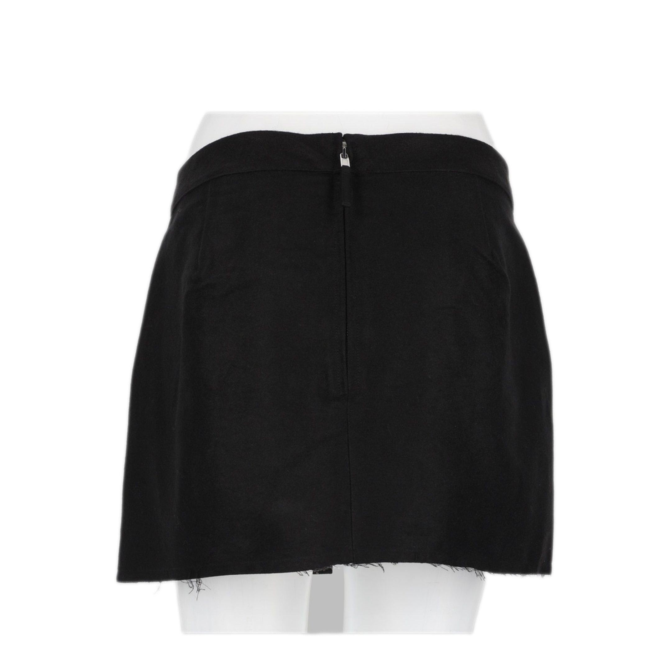 MAYFEYR - Rick Owens - Black Ramie Cotton Skirt - RP02F5374MOR09