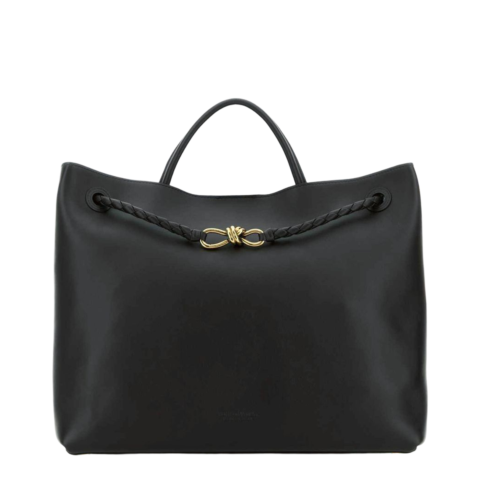 Andiamo Large Leather Handbags - Black