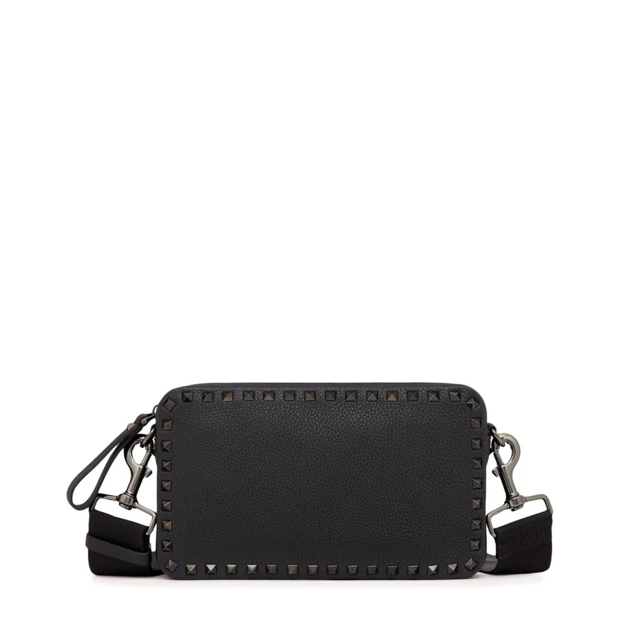 Rockstud Grainy Calfskin Crossbody Bag