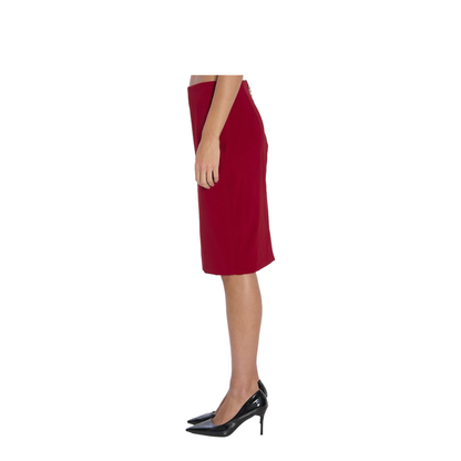 Pencil Skirt in Red