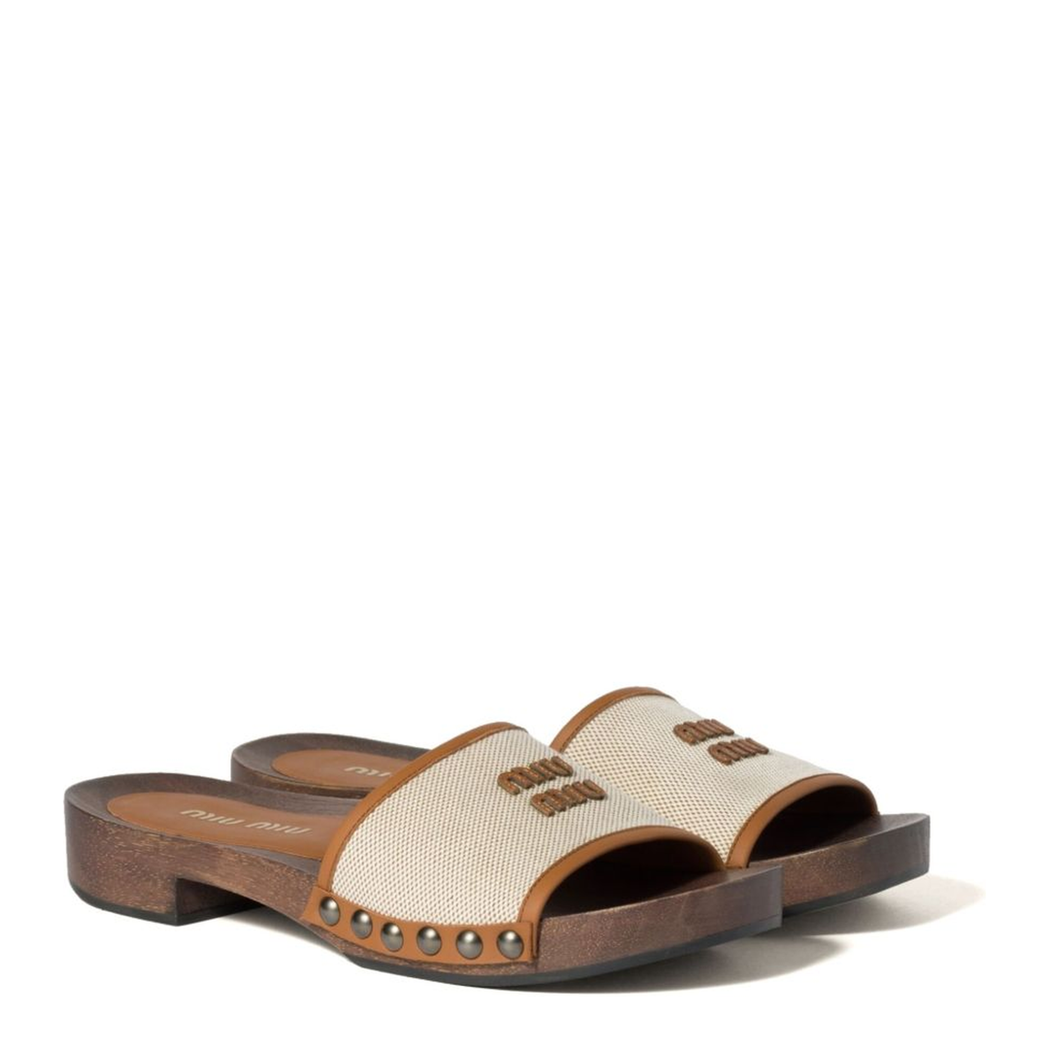 MAYFEYR - Miu Miu - Sandals Beige - 5Z445EQ1DF062F