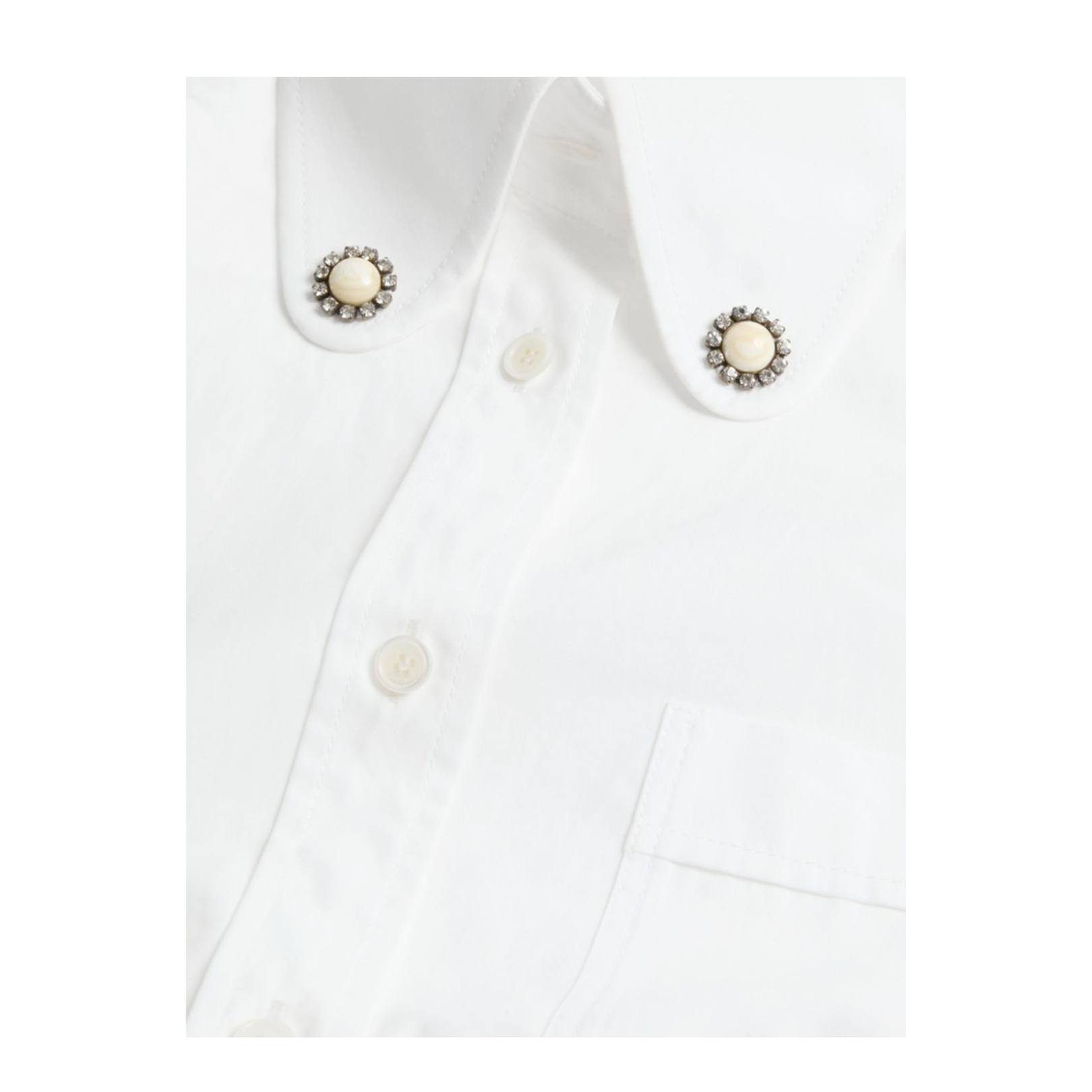 Cotton Shirt In White