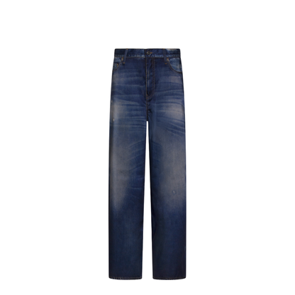 Printed Pants Jeans Effect