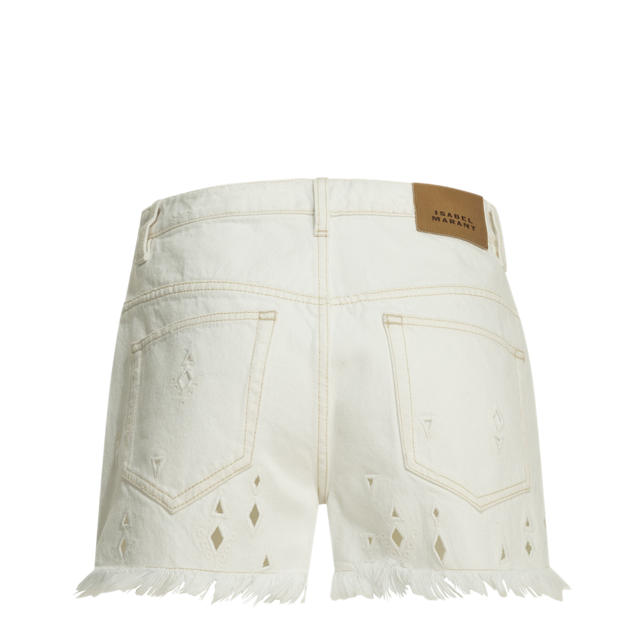 MAYFEYR - Isabel Marant - Aecia Five Pocket Shorts - 26ESH0300FAD2H01I20WH