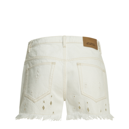 MAYFEYR - Isabel Marant - Aecia Five Pocket Shorts - 26ESH0300FAD2H01I20WH