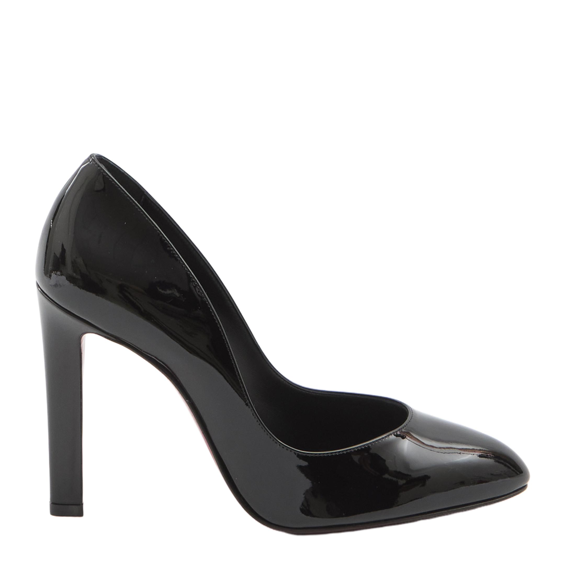 Black Patent Lamb Nappa Leather Pumps