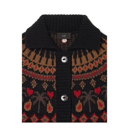 MAYFEYR - Alanui - Sweet Winter Jacket Black Multicolor - LWHQ01DE26KNI0011060