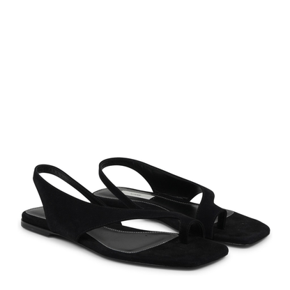 MAYFEYR - Toteme - Suede Sandal - 252WAS0202LE0012BLACK001