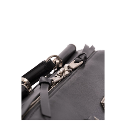 Vittoria Medium Calfskin Top Handle Bag - Black