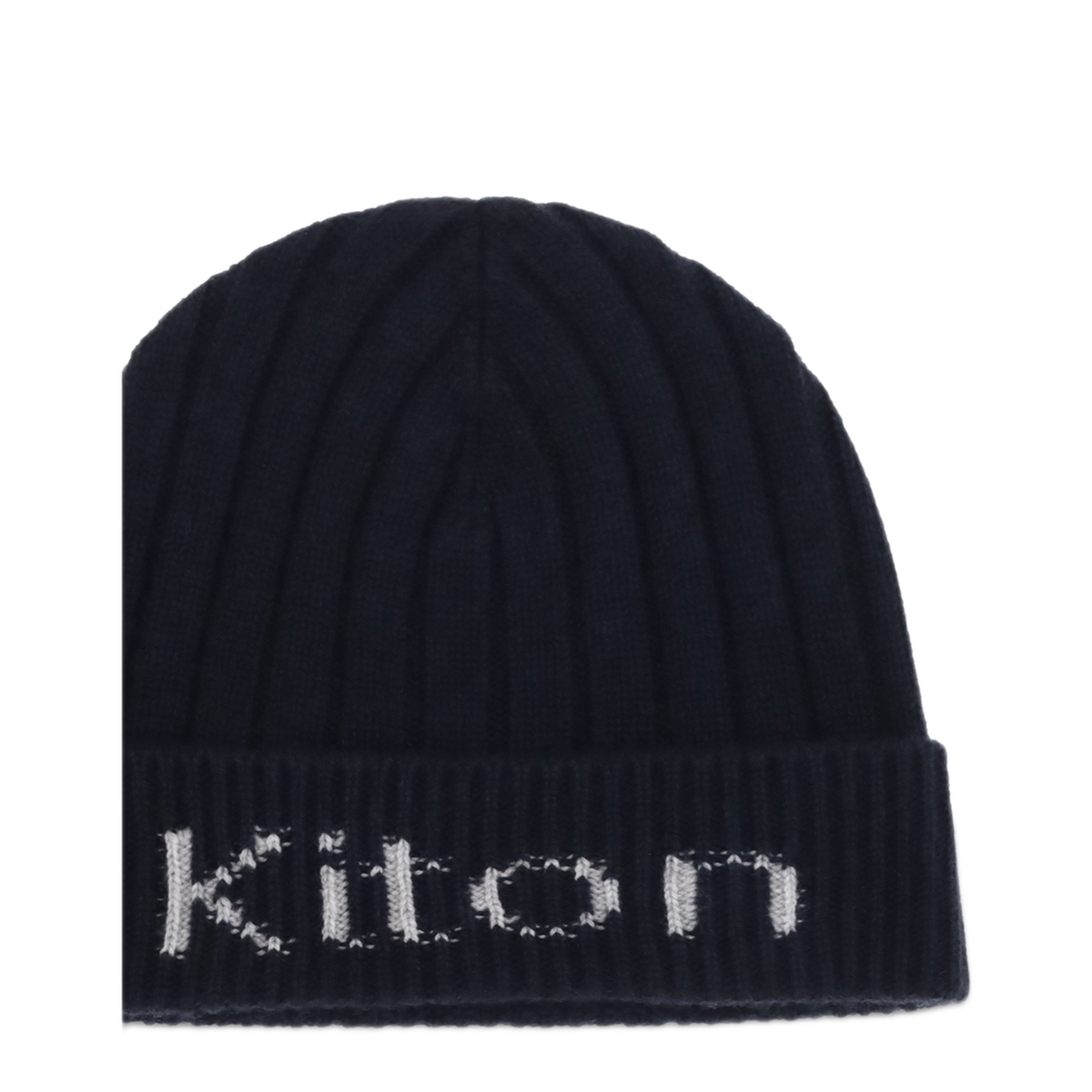 MAYFEYR - Kiton - Wool Beanie Hat - UCPL003K0235L02BLUGRIGIOC