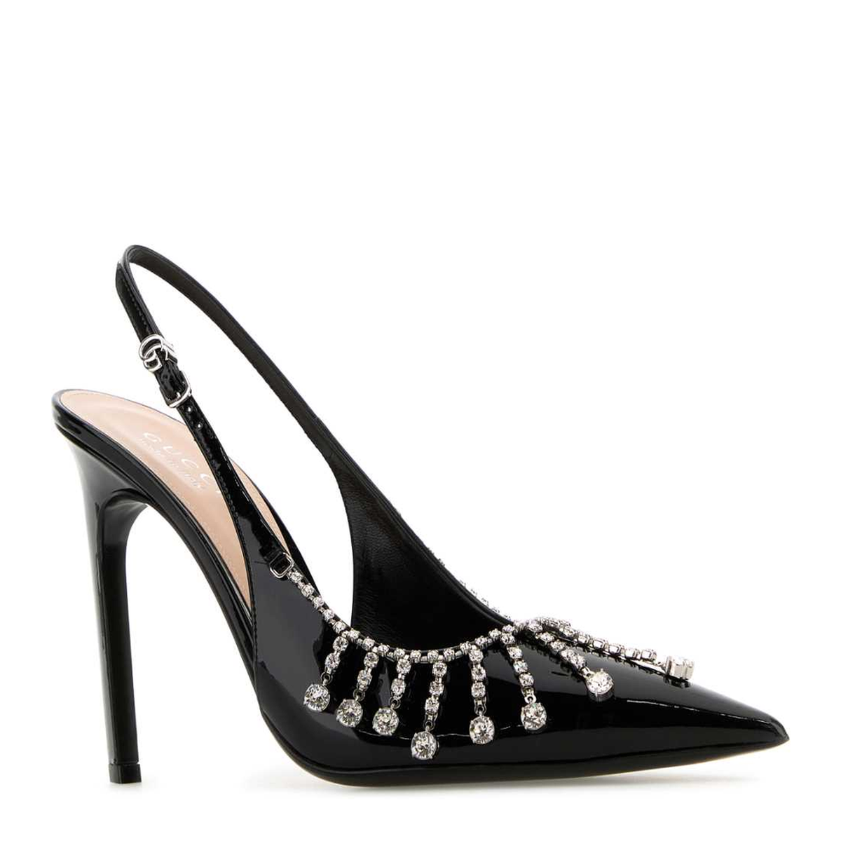 MAYFEYR - Gucci - Guinevere Black Leather Pumps - 805306BNC001000