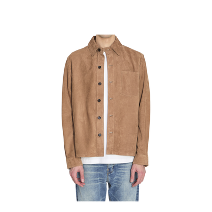 MAYFEYR - Arma - Overshirt In Suede Leather - 001G261003MOCHA