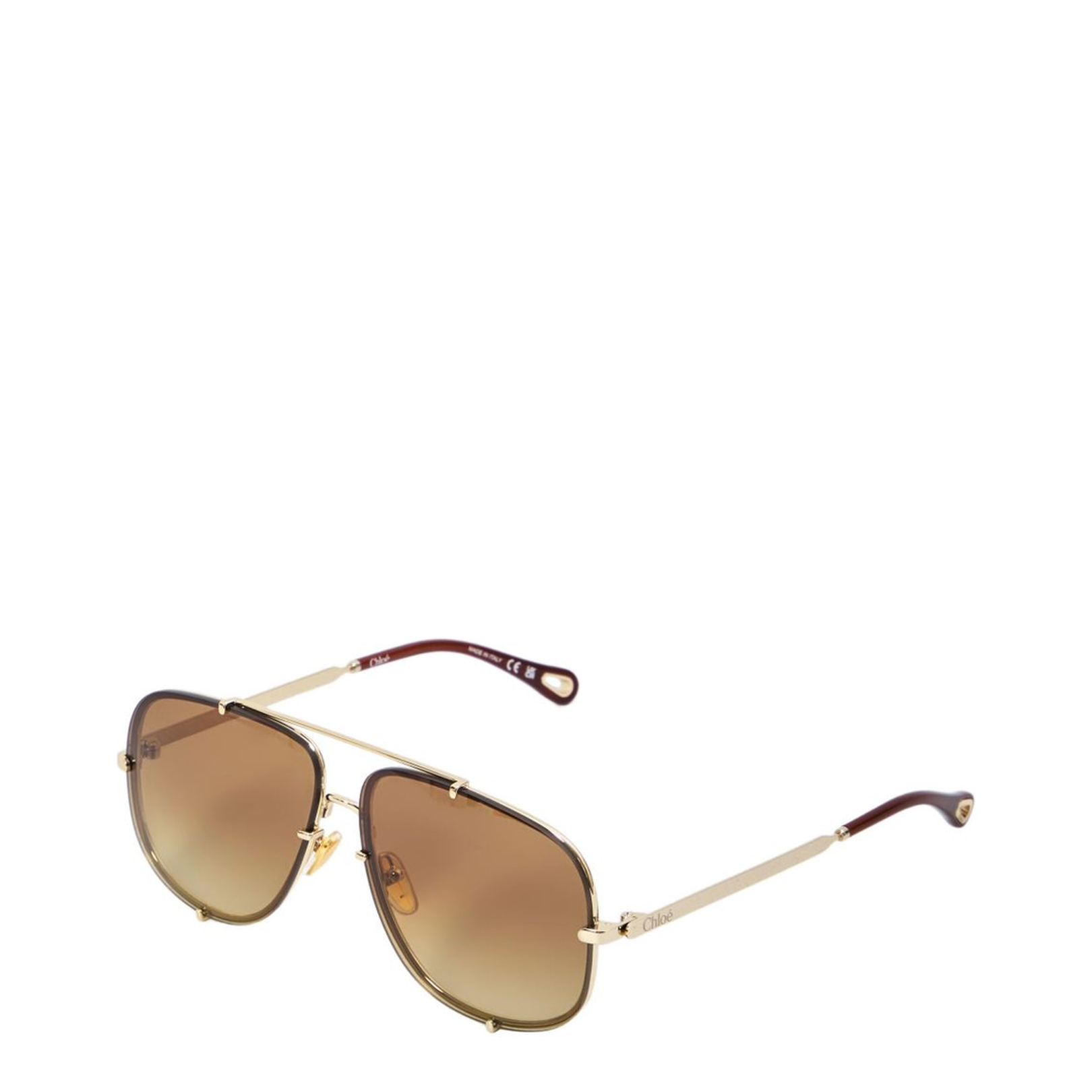 Pilot-Frame Sunglasses