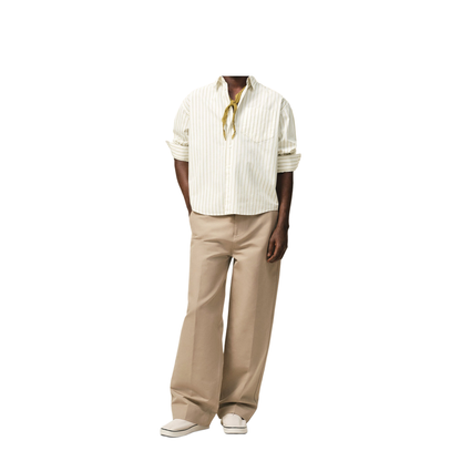 MAYFEYR - Ami Paris - Embossed De Coeur Shirt In Cotton Poplin - USH766CO0220A075