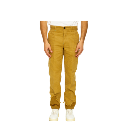 MAYFEYR - Incotex Red X Facetasm - Camel Cotton Trousers - FTP003FX007510