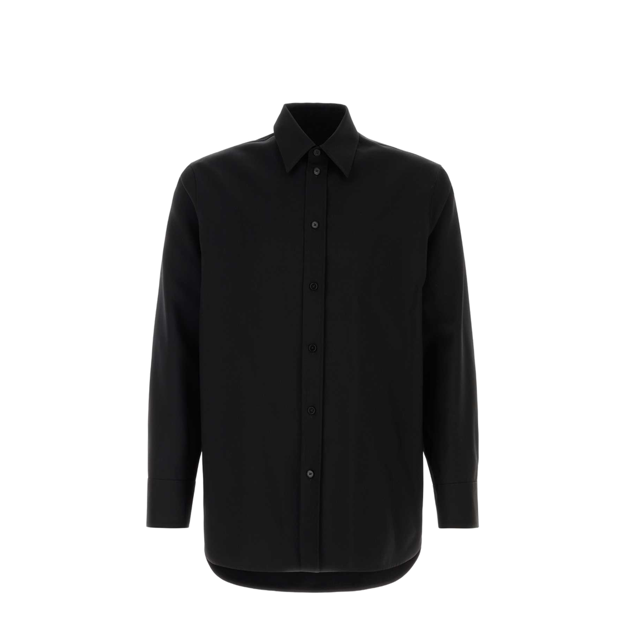 Black Wool Shirt