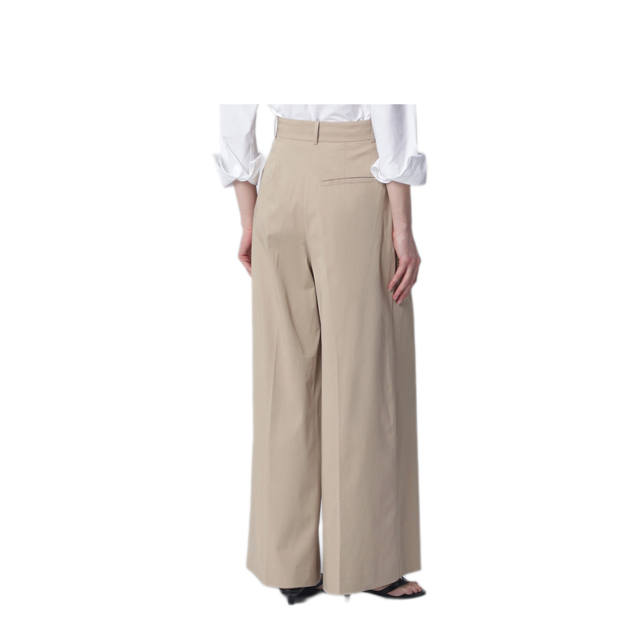 MAYFEYR - Anine Bing - Beige Lou Trousers With Pleats - A-03-11798COBGI1