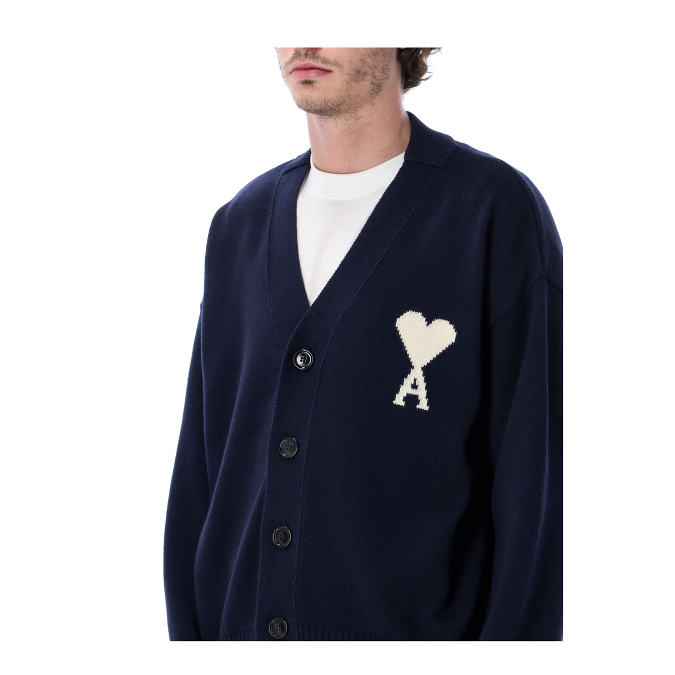 MAYFEYR - Ami Paris - Cardigan With Logo - UKC380KN0156A116
