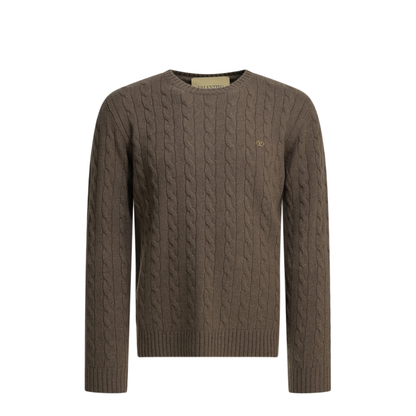 MAYFEYR - Valentino - Vlogo Crew Neck Sweater - 9V3KC38ZBLJE04