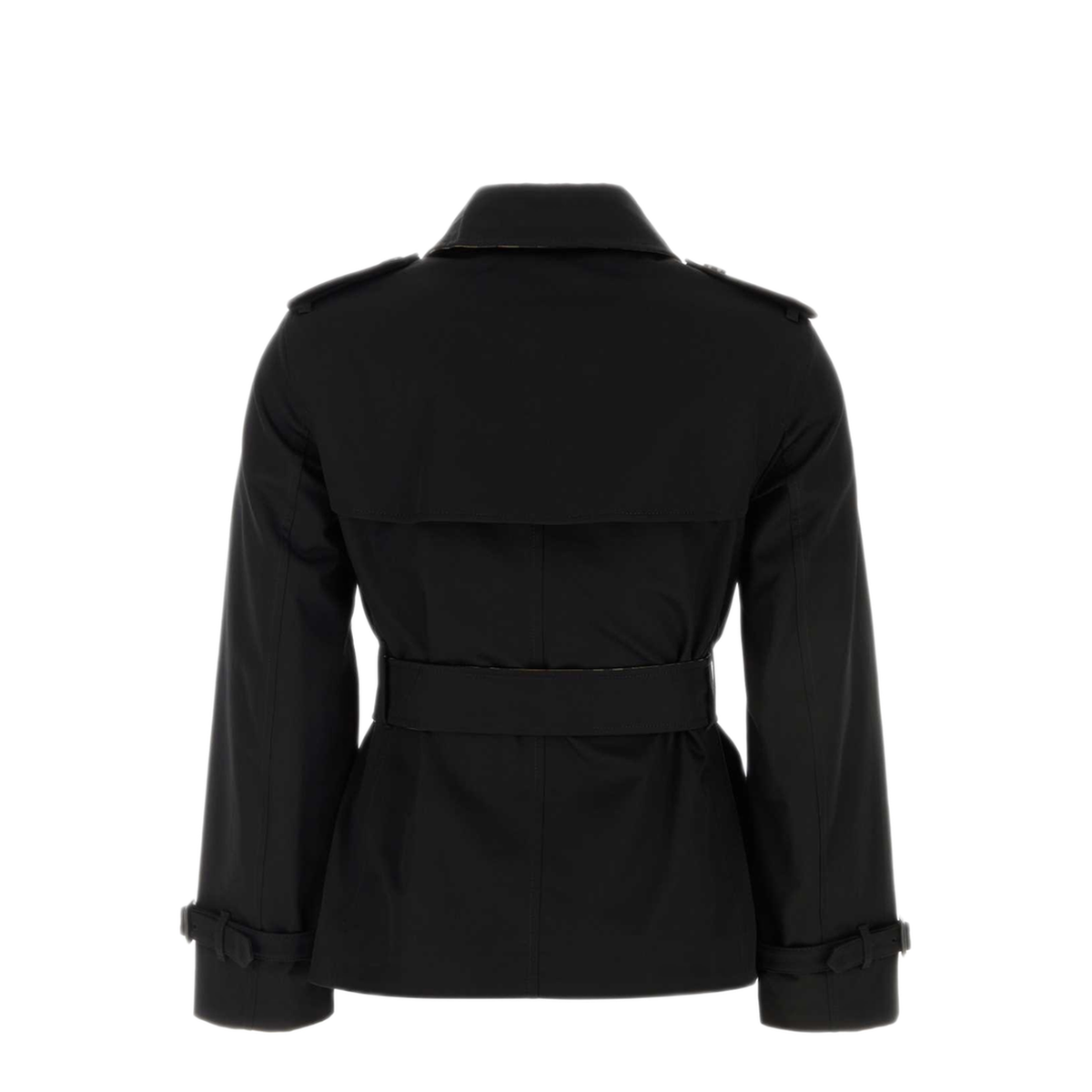 MAYFEYR - Burberry - Black Gabardine Lakefield Trench Coat - 8135307A1189