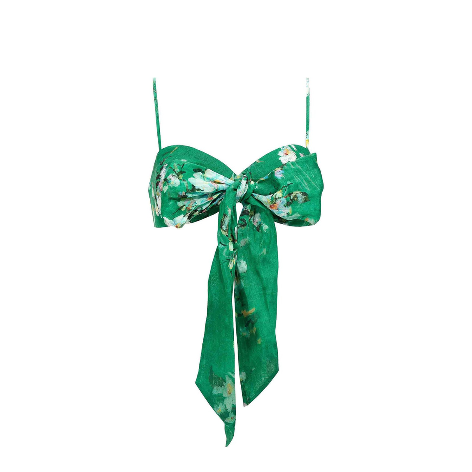 Draped Bow Tops Green