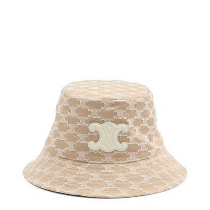 Hat With Triomphe Monogram In Neutral