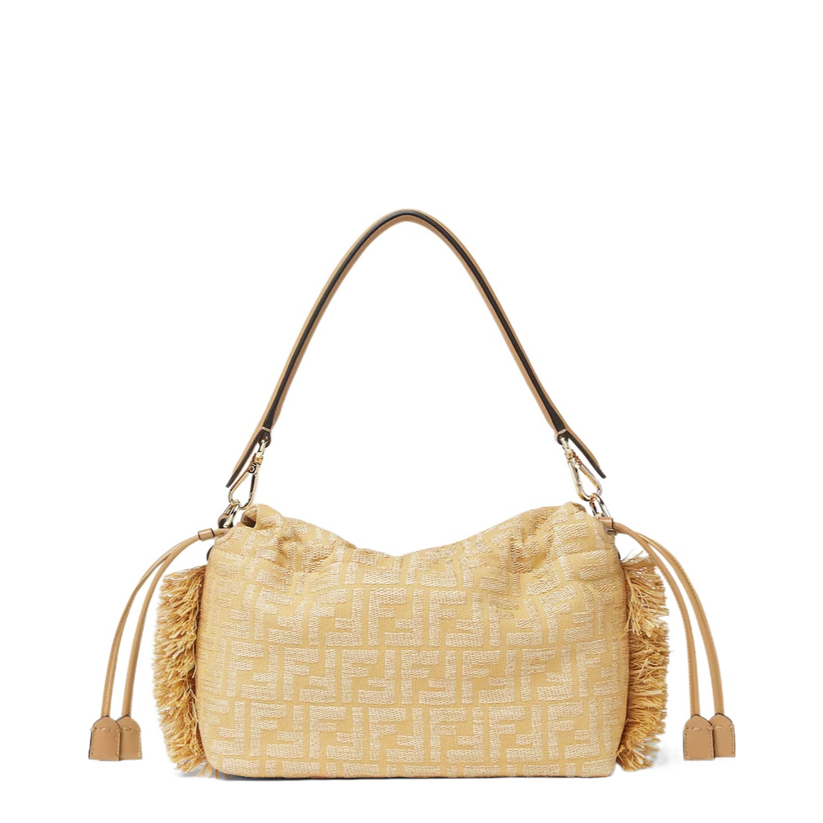 Baguette Medium Canvas Hobo Bags - Pastel Yellow