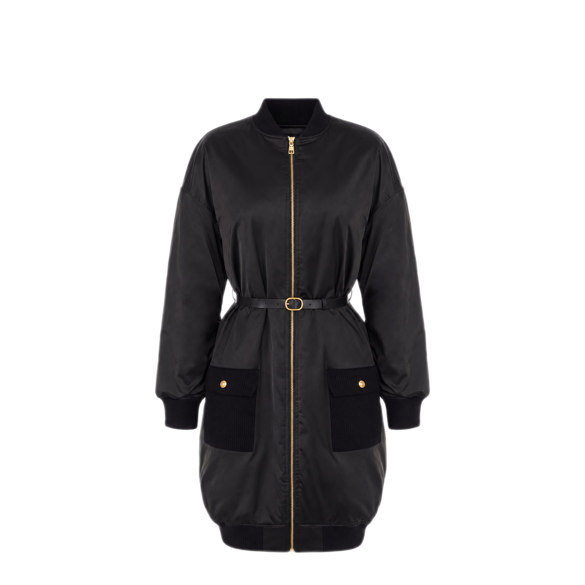 MAYFEYR - Elisabetta Franchi - Parka With Belt - PK01D66E2110