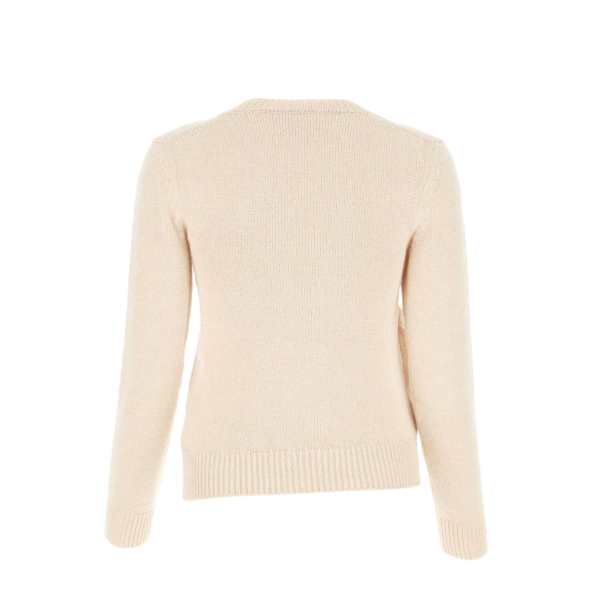 Ivory Cotton Blend Sweater