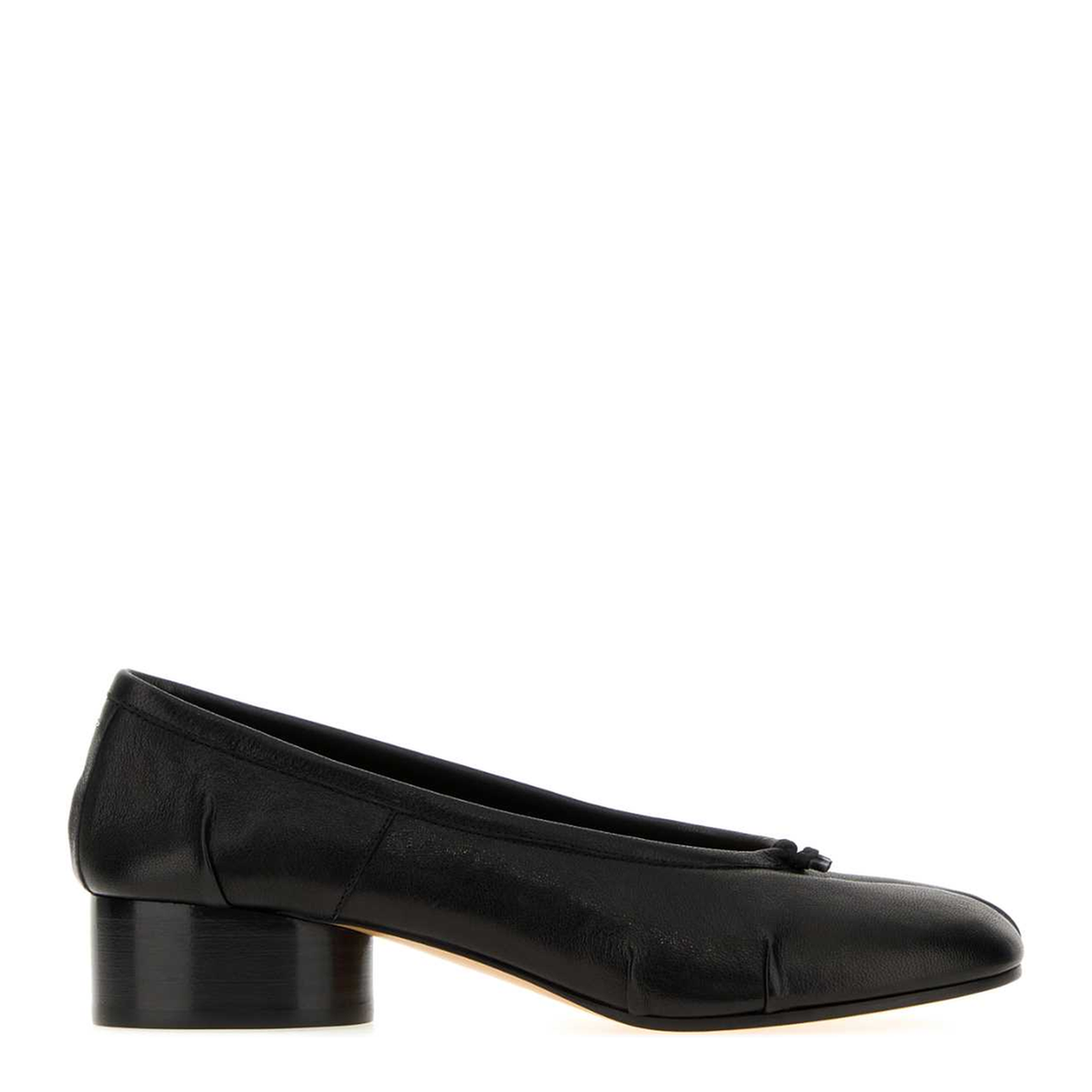 Nappa Balletina Tabi Toe Flat Shoes