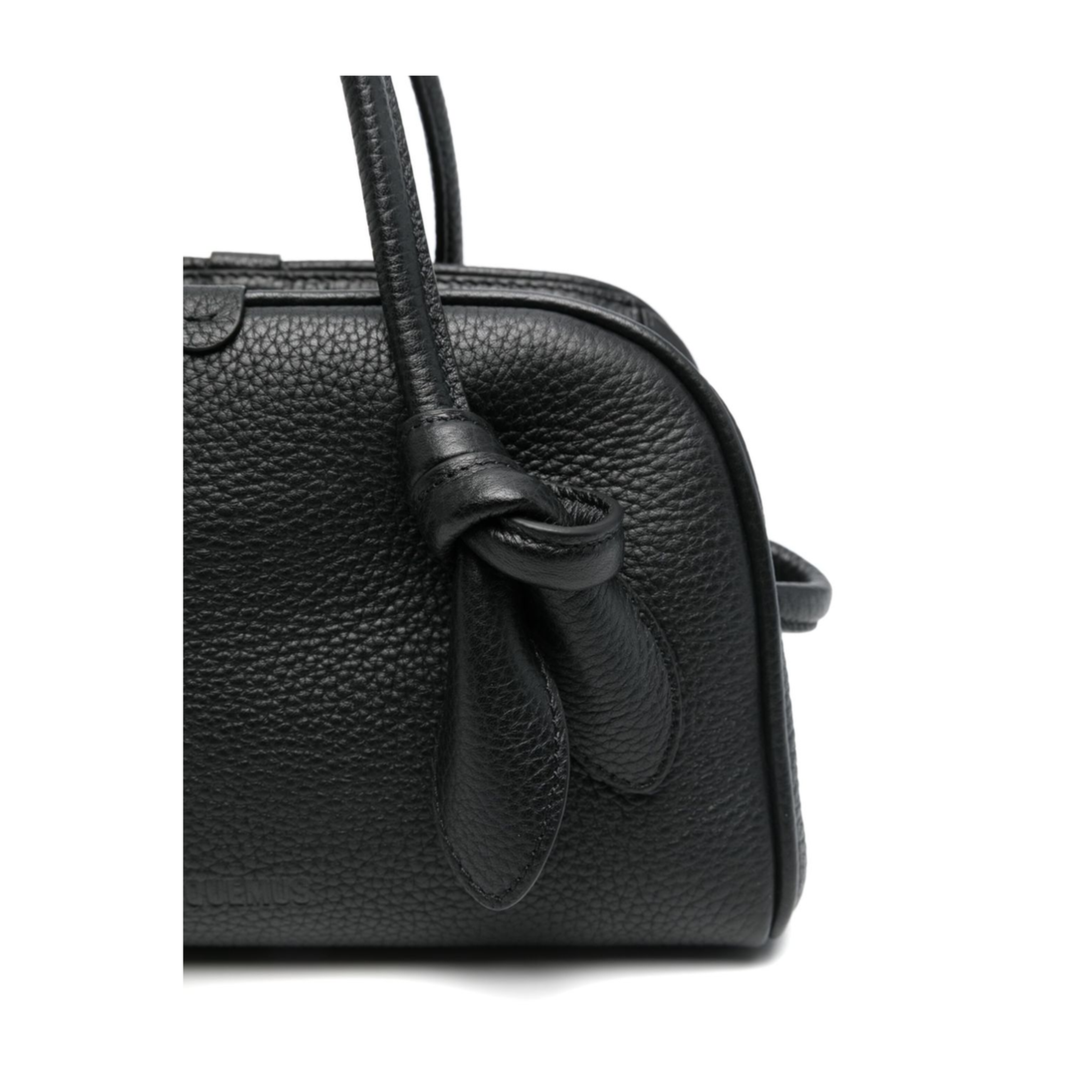 Le Petit Turismo Grained Calfskin Bowling Bag - Black