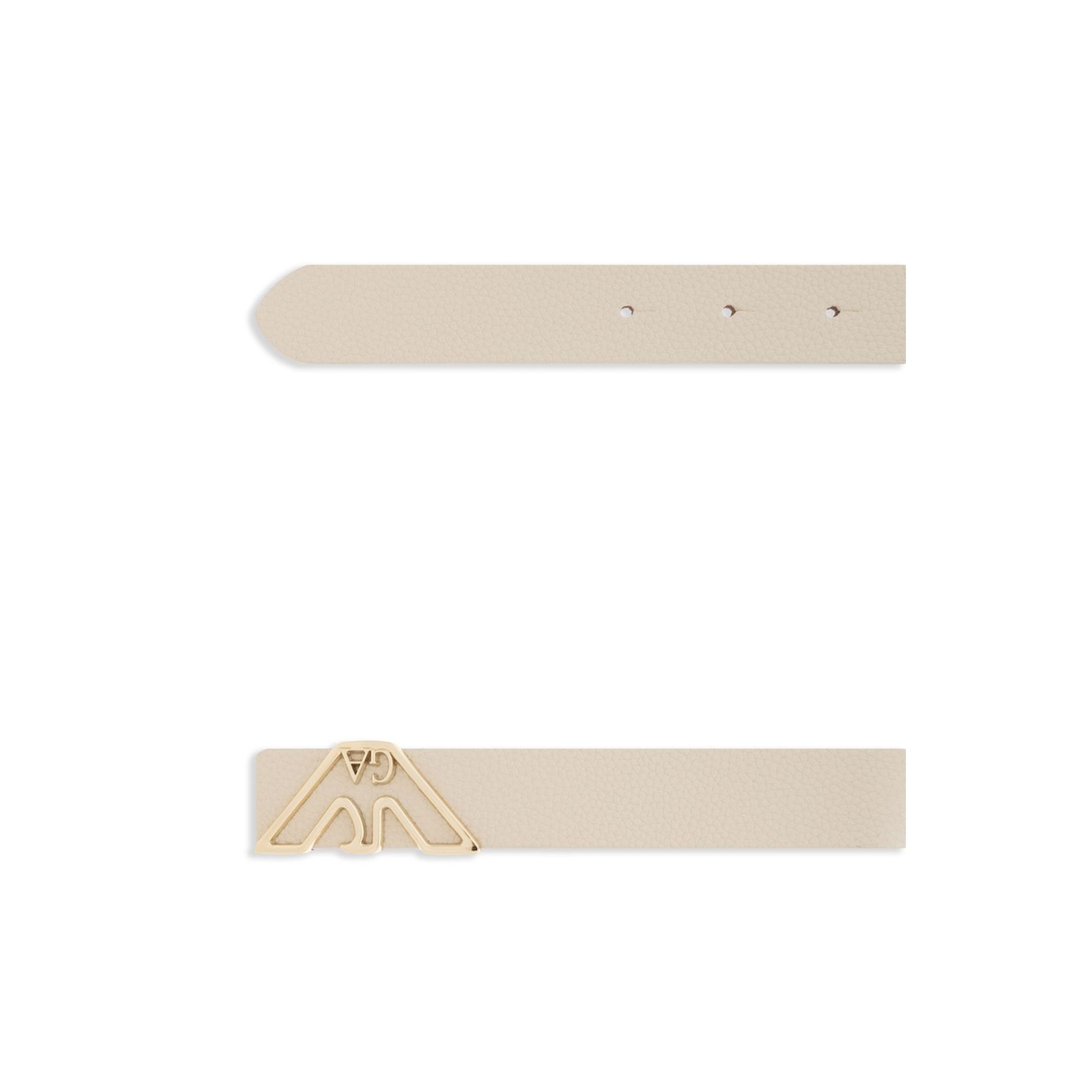 Logo Belt - Beige