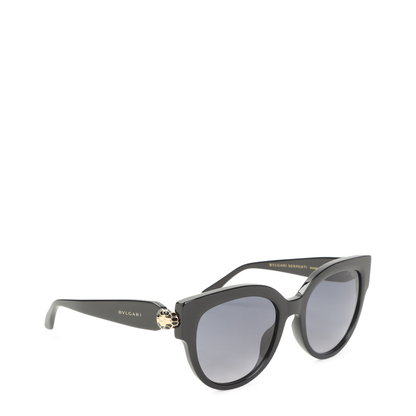 MAYFEYR - BVLGARI EYEWEAR - Serpenti Forever Round Sunglasses - BV40086IBLACK