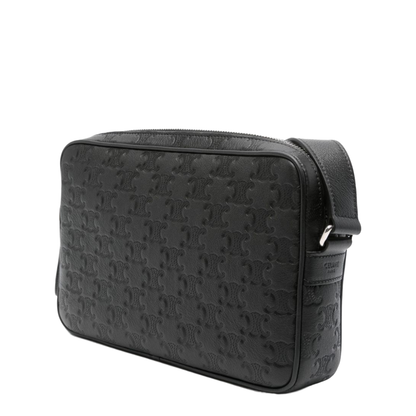 Triomphe Embossed Medium Messenger Bag