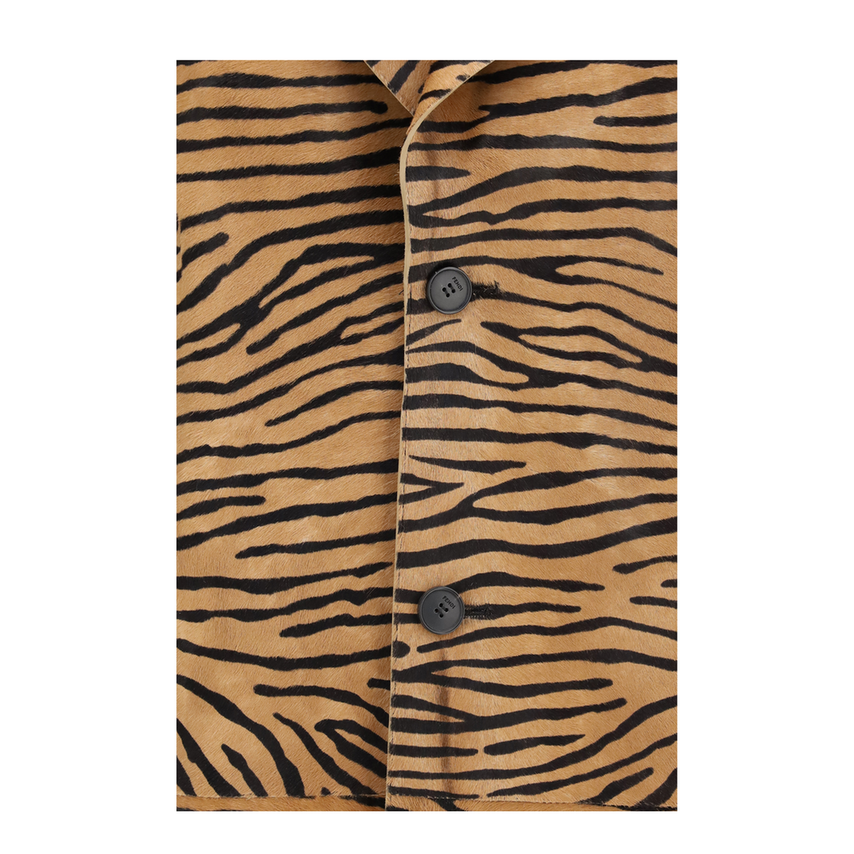 MAYFEYR - Fendi - Tiger Print Pony Effect Leather Coat - FPS574B1O1F1TGU