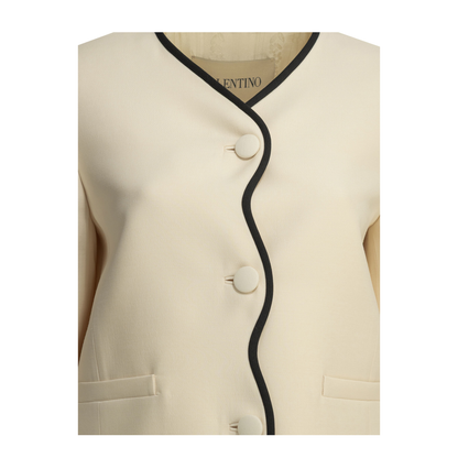 MAYFEYR - Valentino - Crepe Couture Blazer - 9B3CE5X71CF9Z7