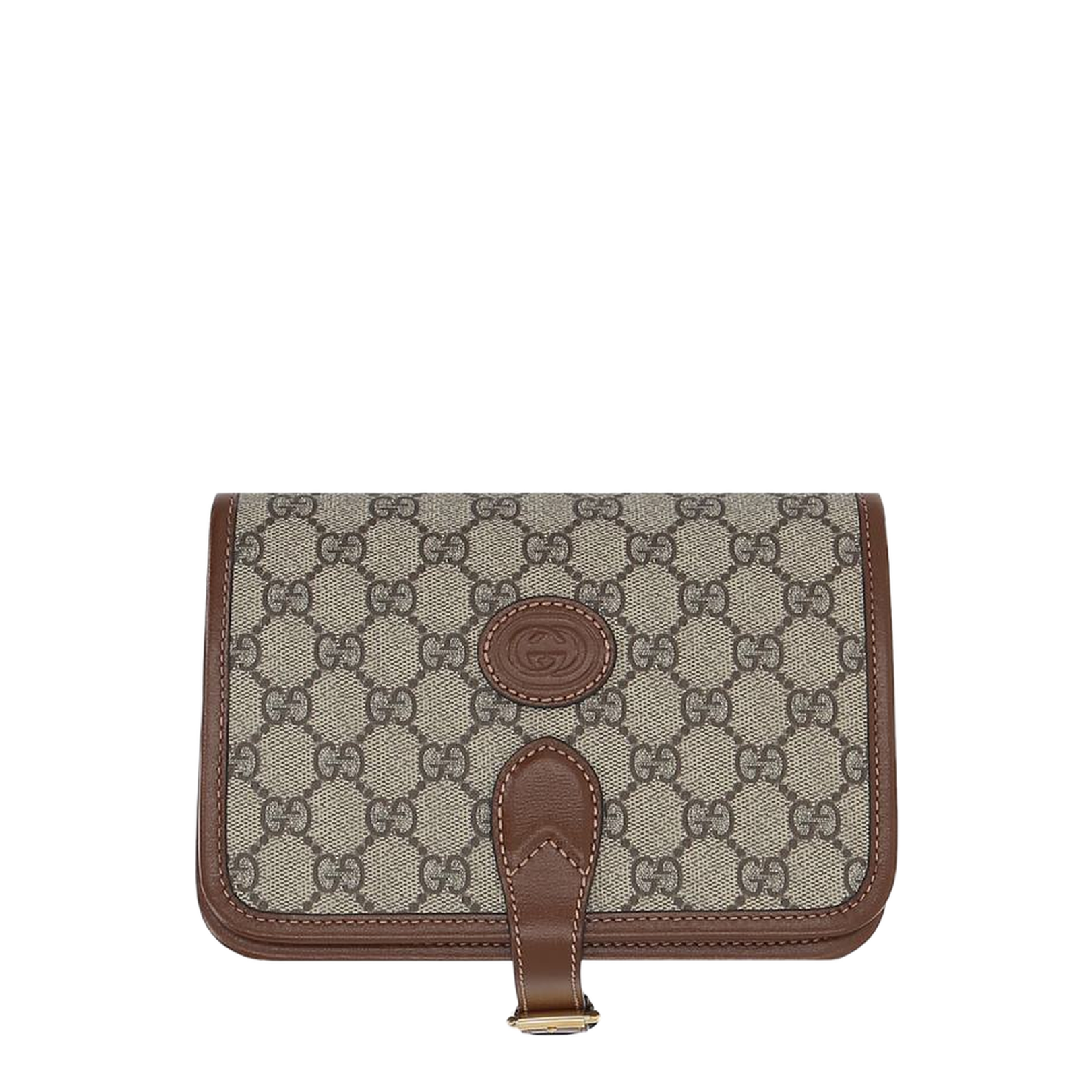 Horsebit 1955 Leather Card Case Wallet - Brown