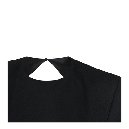 Backless Mini Dress Black