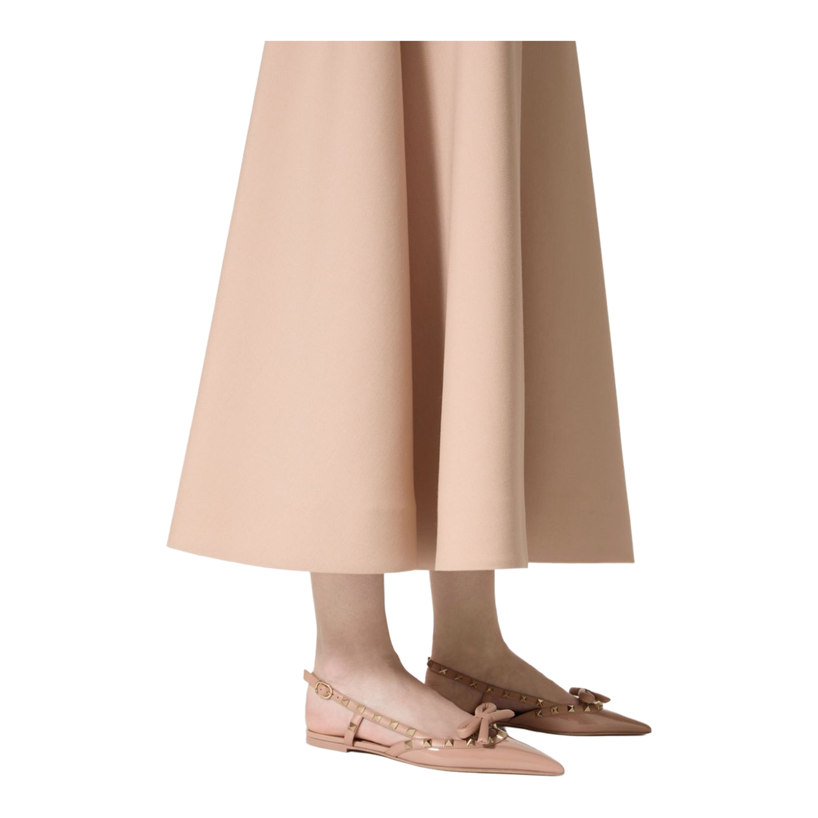 Slingback Rockstud Ballet Flat