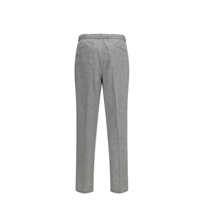 MAYFEYR - Brunello Cucinelli - Herringbone Linen And Wool Pants - MZ408E1710