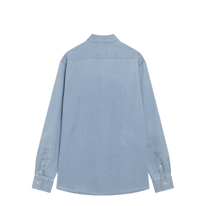 MAYFEYR - Brunello Cucinelli - Easy Fit Shirt In Light Blue Denim - MR6830627DEC008