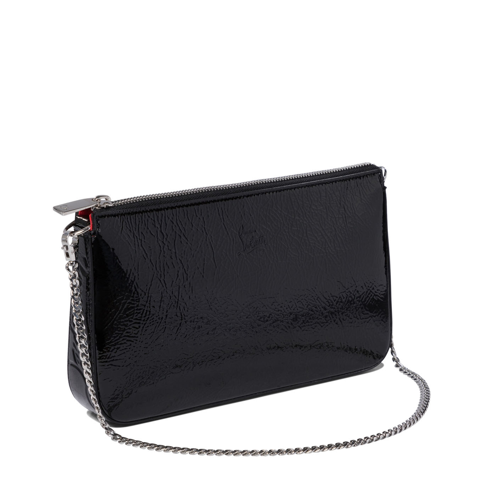 Adjustable Removable Nylon Strap Double Chain Bag with Zipper Pocket and Detachable Coin Purse