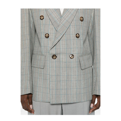 MAYFEYR - Victoria Beckham - Check Wool Double-Breasted Tailored Jacket - 1126WJK006911B9640