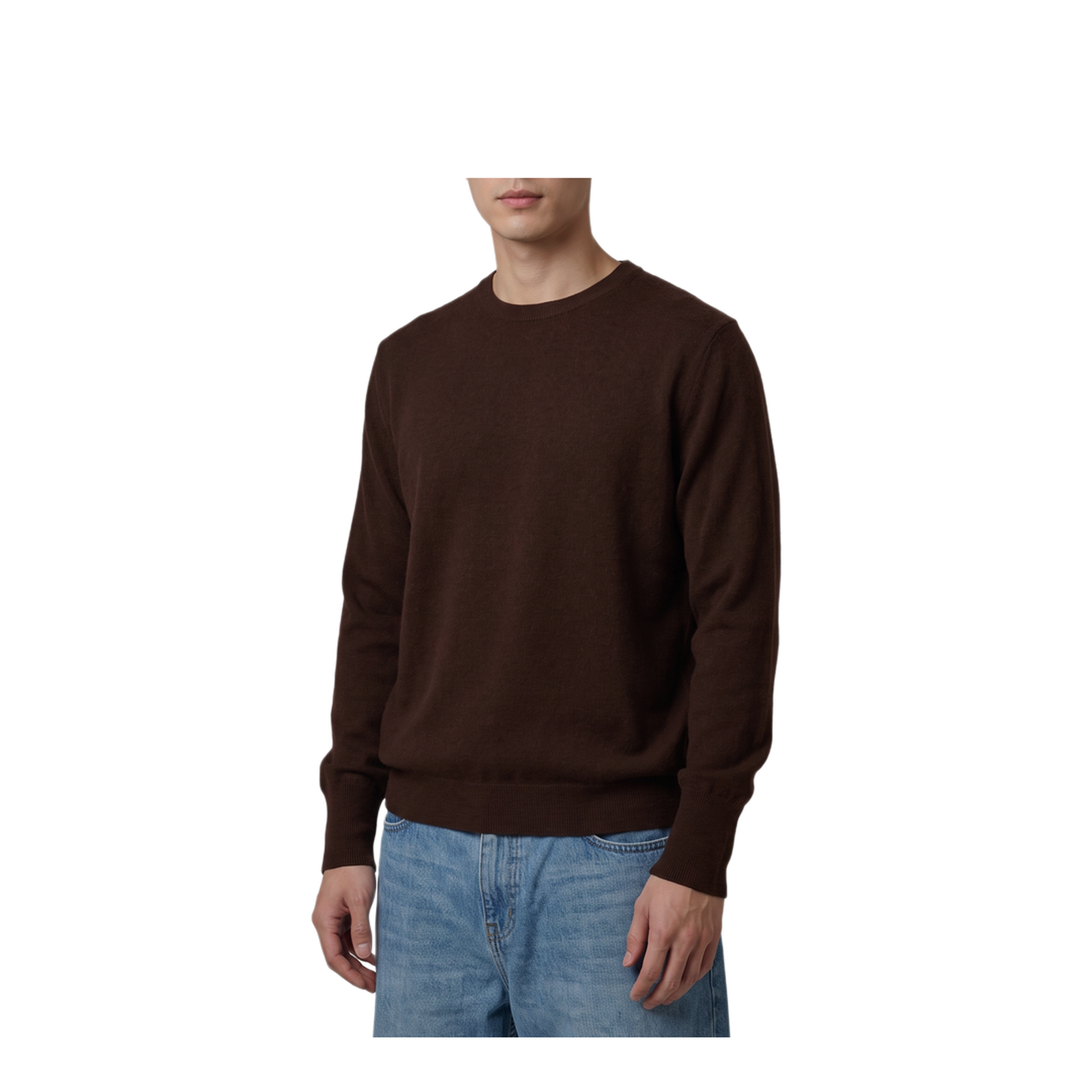 MAYFEYR - BALLANTYNE - Tobacco Crewneck Pullover - B2P00012K0014677