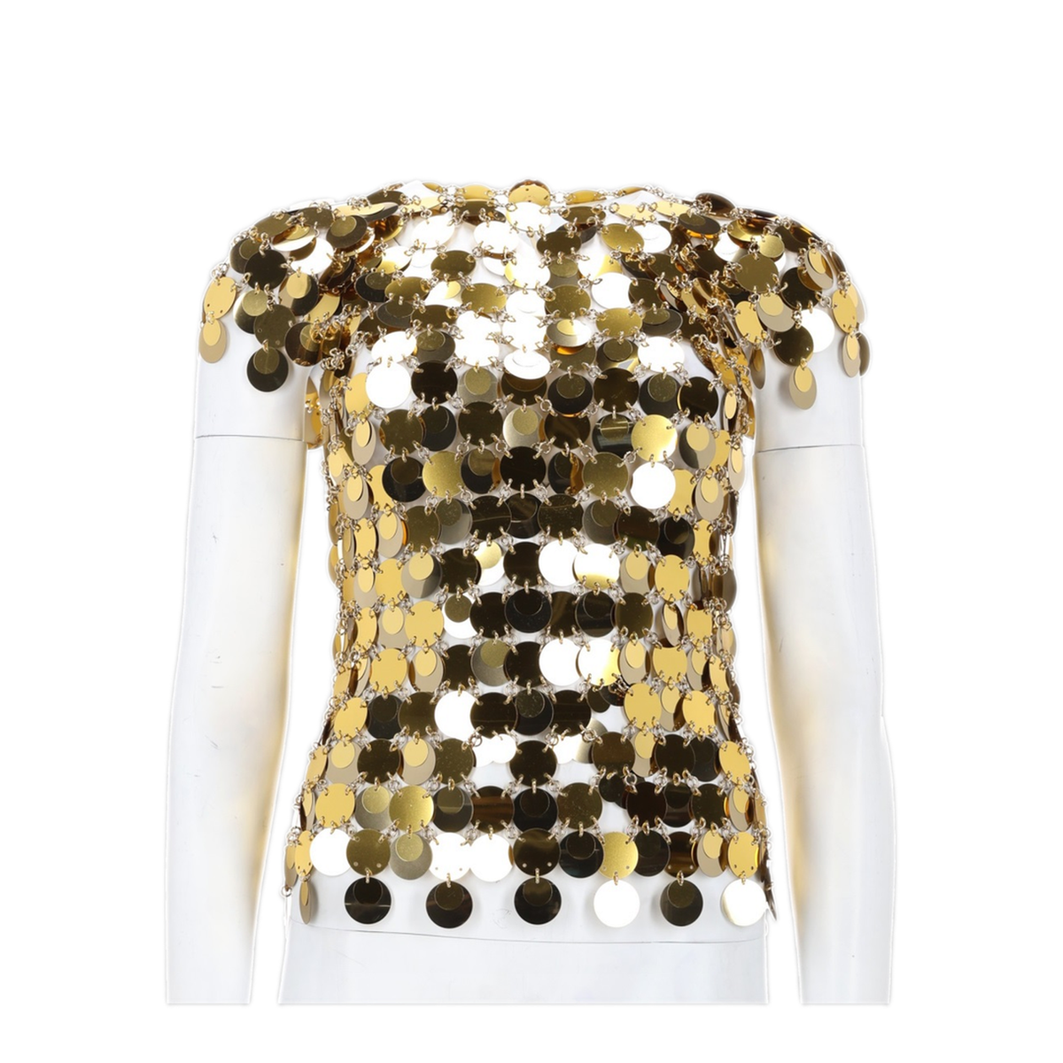 Gold Sequins Top