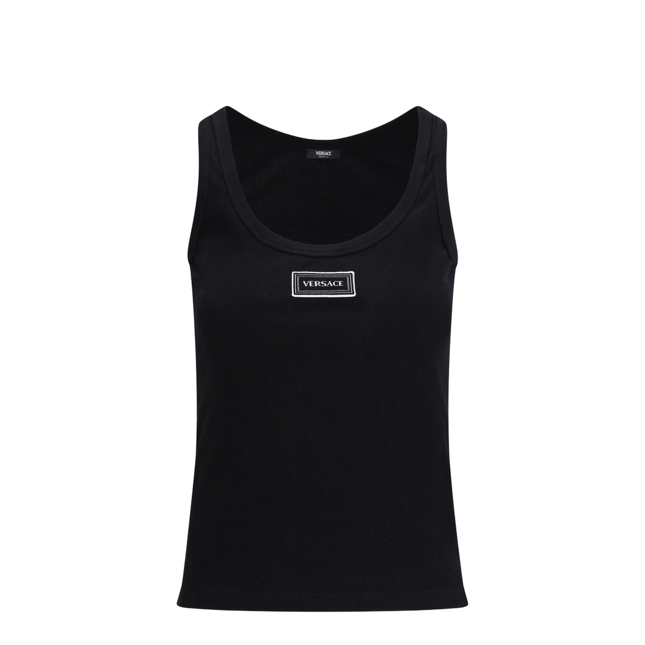 MAYFEYR - Versace - Tank Top In Cotton Rib Stretch - 10232101A17222