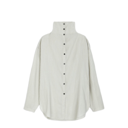 MAYFEYR - Alysi - High Collar Shirt - 166236A6235GESSO